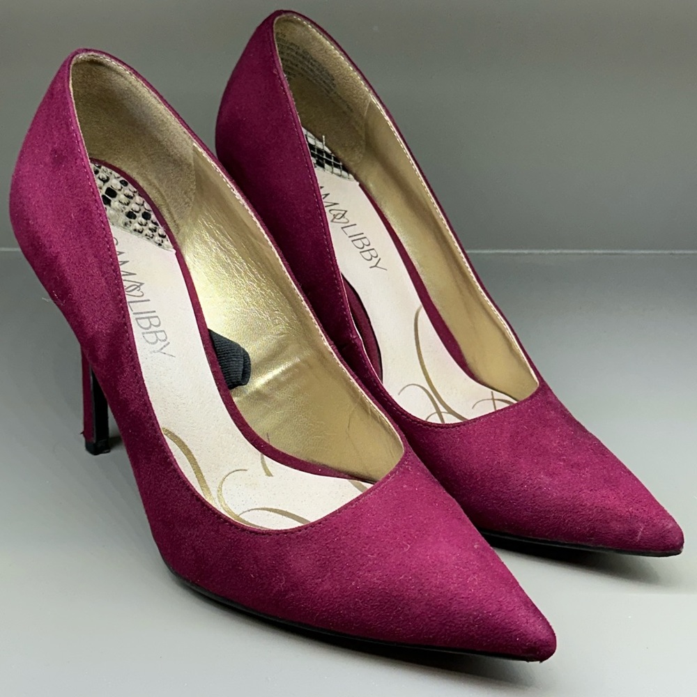 Sam & Libby suede pumps